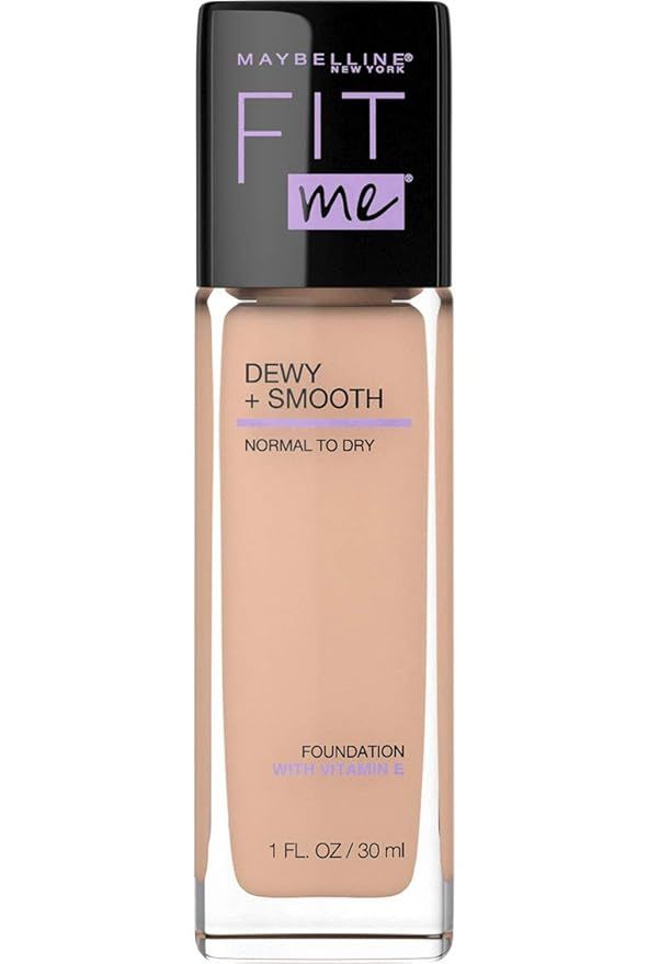 Maybelline Fit Me Dewy + Smooth Foundation Makeup, Buff Beige, 1 Count | Amazon (US)