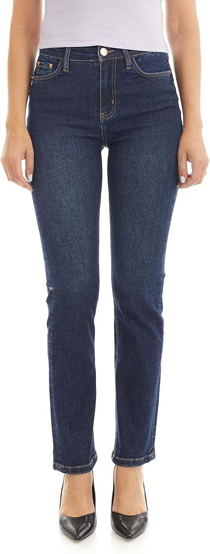 Suko jeans Womens Limitless Stretch Denim High Waist Straight Leg Jean - XS - XL | Amazon (CA)