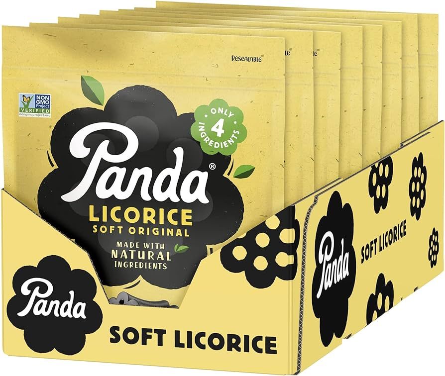 Panda \u00ae | Natural Soft Original Licorice | Pure Panda Black Licorice Candy Made with Only 4 ... | Amazon (US)