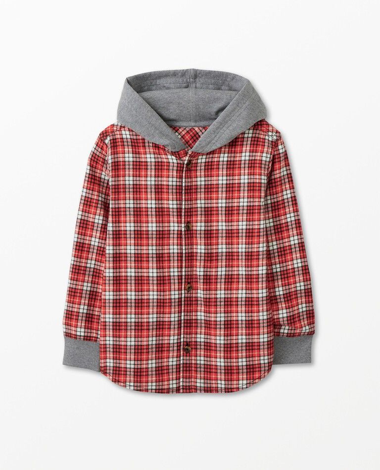 Hooded Flannel Jacket | Hanna Andersson