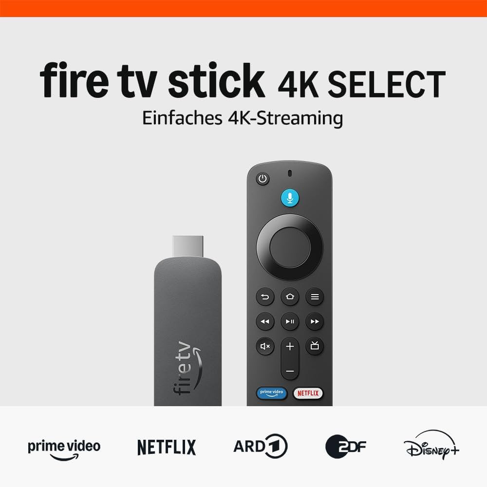 Amazon Fire TV Stick 4K Select (neueste Generation), beginne mit dem Streamen in 4K, Hunderttause... | Amazon (DE)
