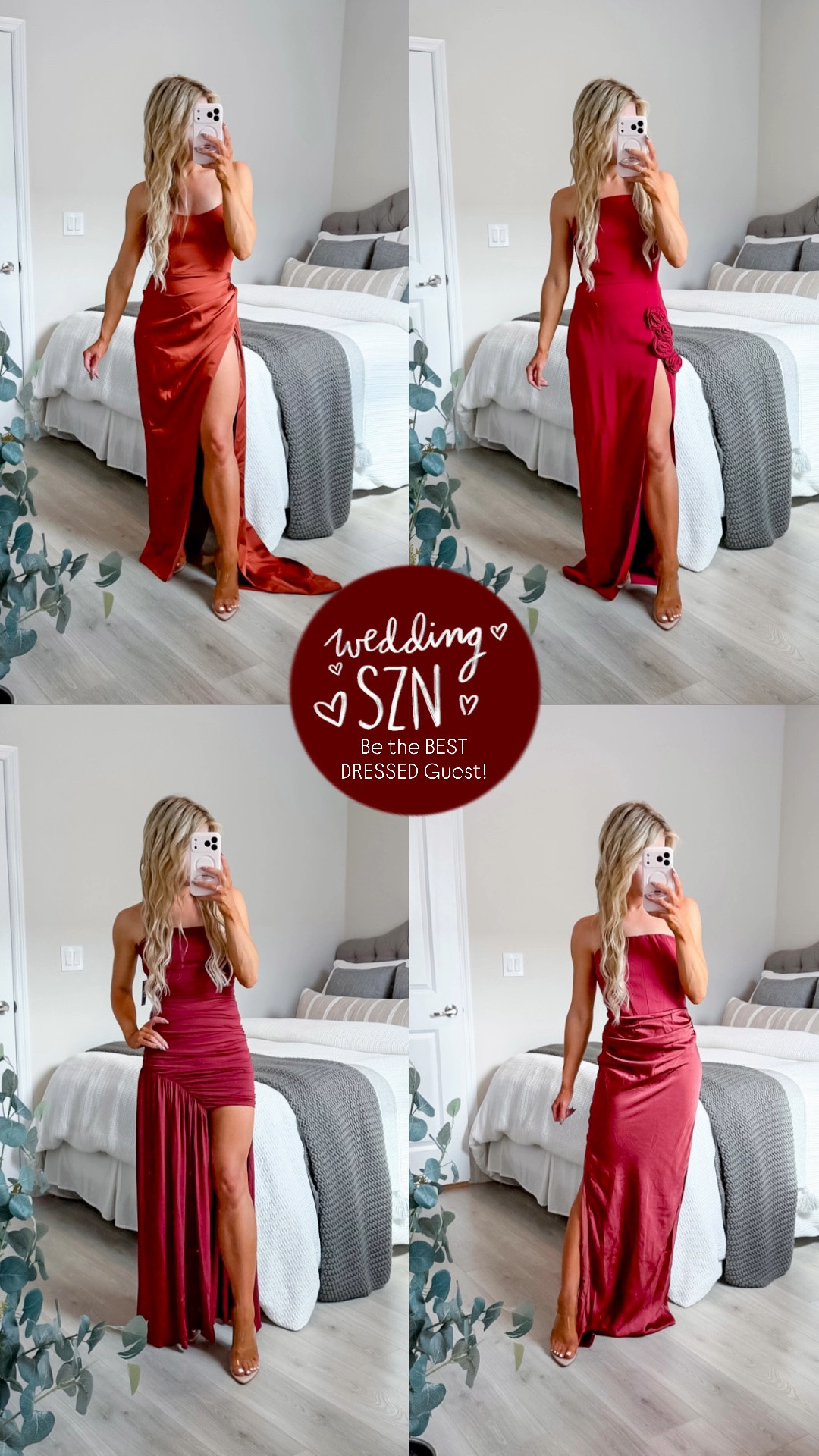 Fall Wedding Guest Dresses 

Fall dresses, special event dresses, formal dresses, fall wedding guest outfit, fall gowns, cocktail dress, party dress, maxi dress, strapless dress, satin dress, sweetheart dress, dress with high slit, petite dress, burgundy dresses, wine dresses, dark red dresses, brown dress, black dress, plum dress @Revolve @Lulus

#LTKWedding #LTKPetite #LTKootd