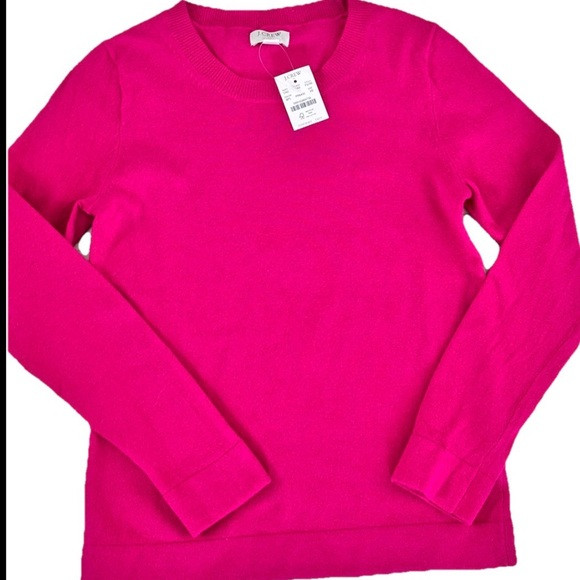 NWT J.Crew Cotton-Wool Blend Teddie Sweater Pink XS | Poshmark