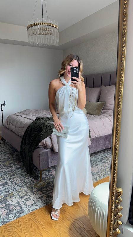 Bridal looks! This bridal outfit is perfect for rehearsal dinner or honeymoon dinners. 
Wearing my normal size small 

#LTKwedding #LTKfindsunder50 #LTKstyletip