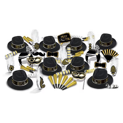 Beistle The Great 1920's New Year's Eve Assortment of 190 items - Ideal for a party of 50 people Multicolored | Target