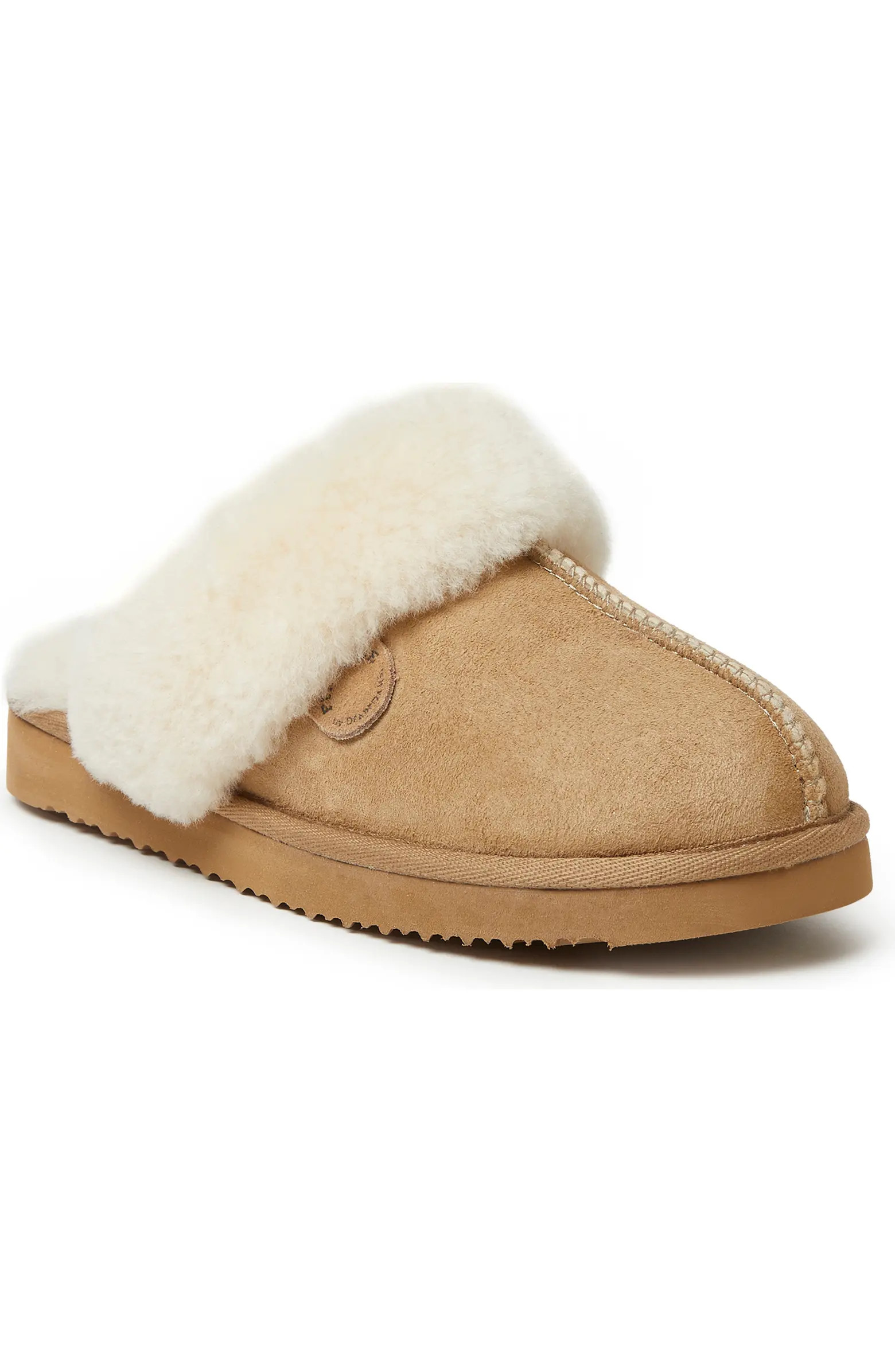 Fireside Sydney Genuine Shearling Scuff Slipper (Women) | Nordstrom