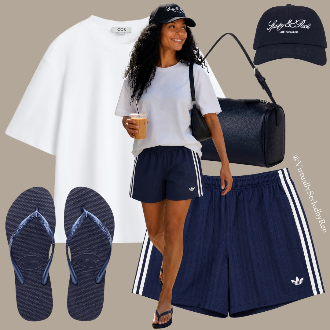 Sporty, effortless, and made for a heatwave in the city. ☀️🤍 These Adidas shorts can be dressed up or down. Casual never looked so good.

#LTKuk #LTKsummer #LTKeurope