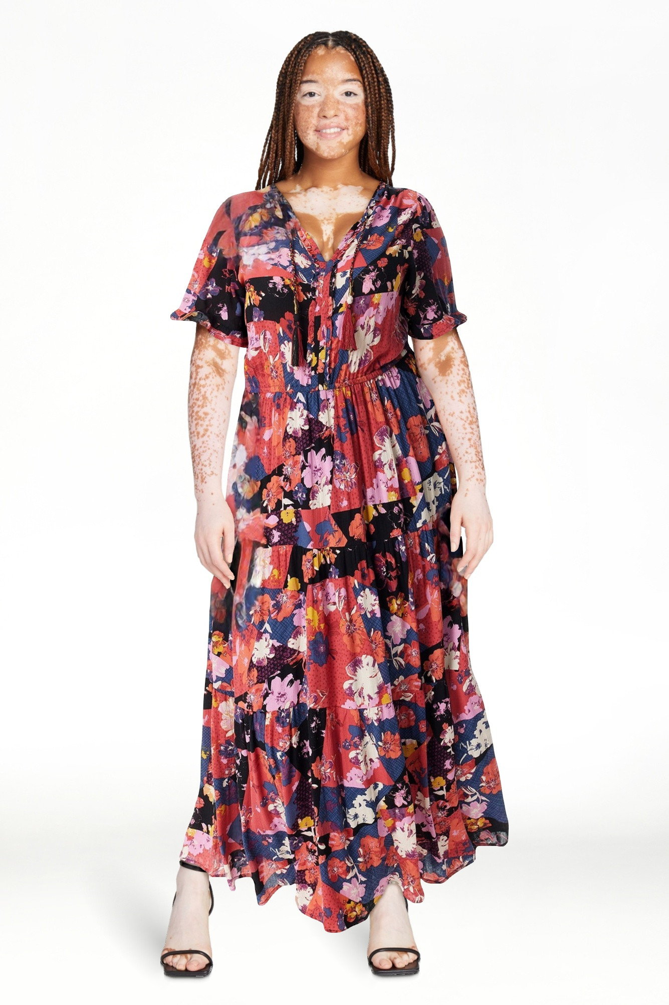 Jessica Simpson Women's and Women's Plus Phoebe Maxi Dress - Walmart.com | Walmart (US)