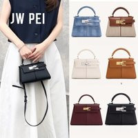 JW PEI Trapezoidal Bag, New Style, Genuine Leather, Women's Bag, High-End, Versatile, Crossbody Bag, Fashionable, Niche Style | AliExpress (US)