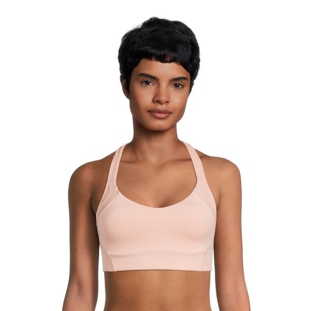 Avia Women's Split Racerback Bra with Adjustable Straps | Walmart (US)