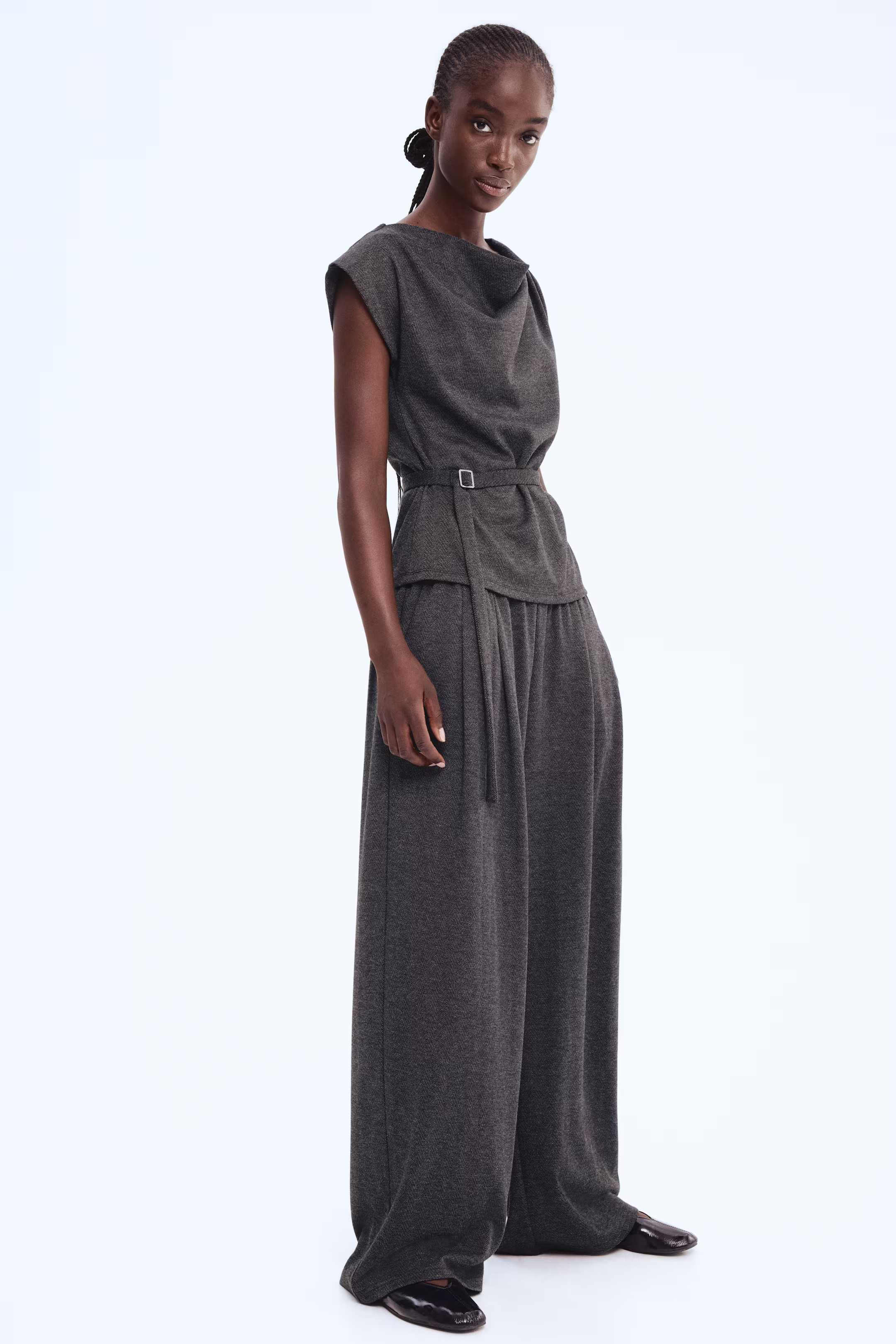 Wide-Leg Pull-On Pants | H&M (US + CA)