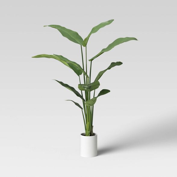 72" Artificial Travelers Banana Leaf Tree in Pot - Project 62™ | Target