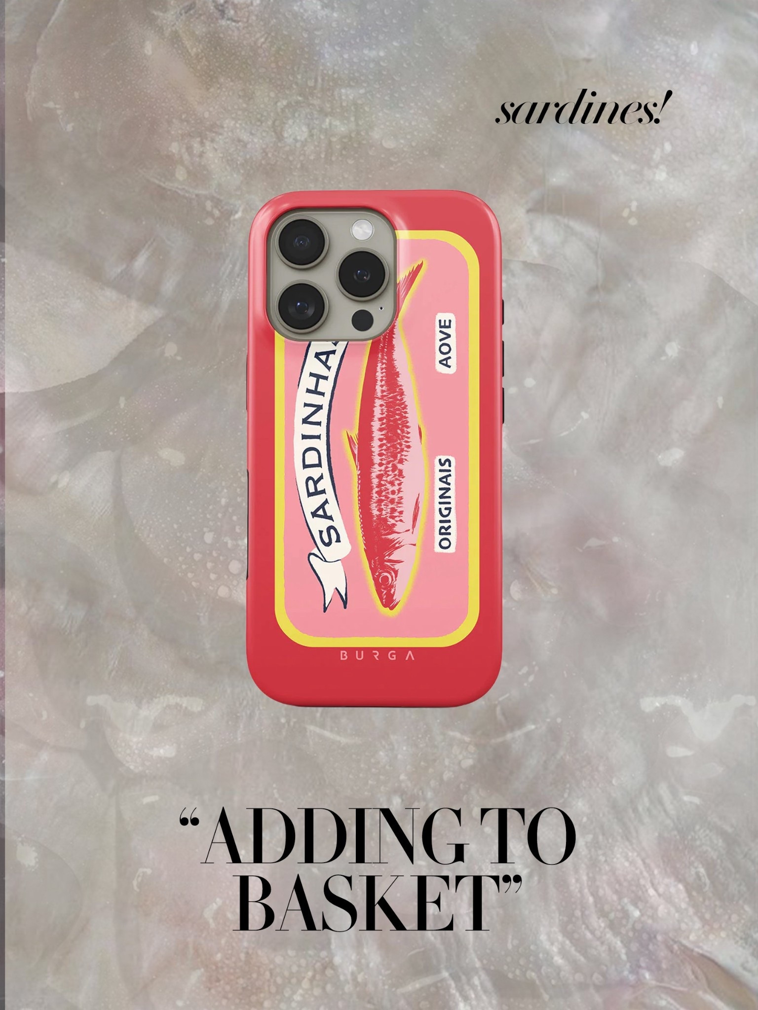 The fishy little fashion find I can’t stop showing people 🐟💬
Adding to basket and never looking back.
.
quirky phone case | sardine print accessories | dopamine dressing | novelty fashion find | cool phone cases UK | adding to basket edit | playful accessories 

#LTKsummer #LTKuk #LTKeurope