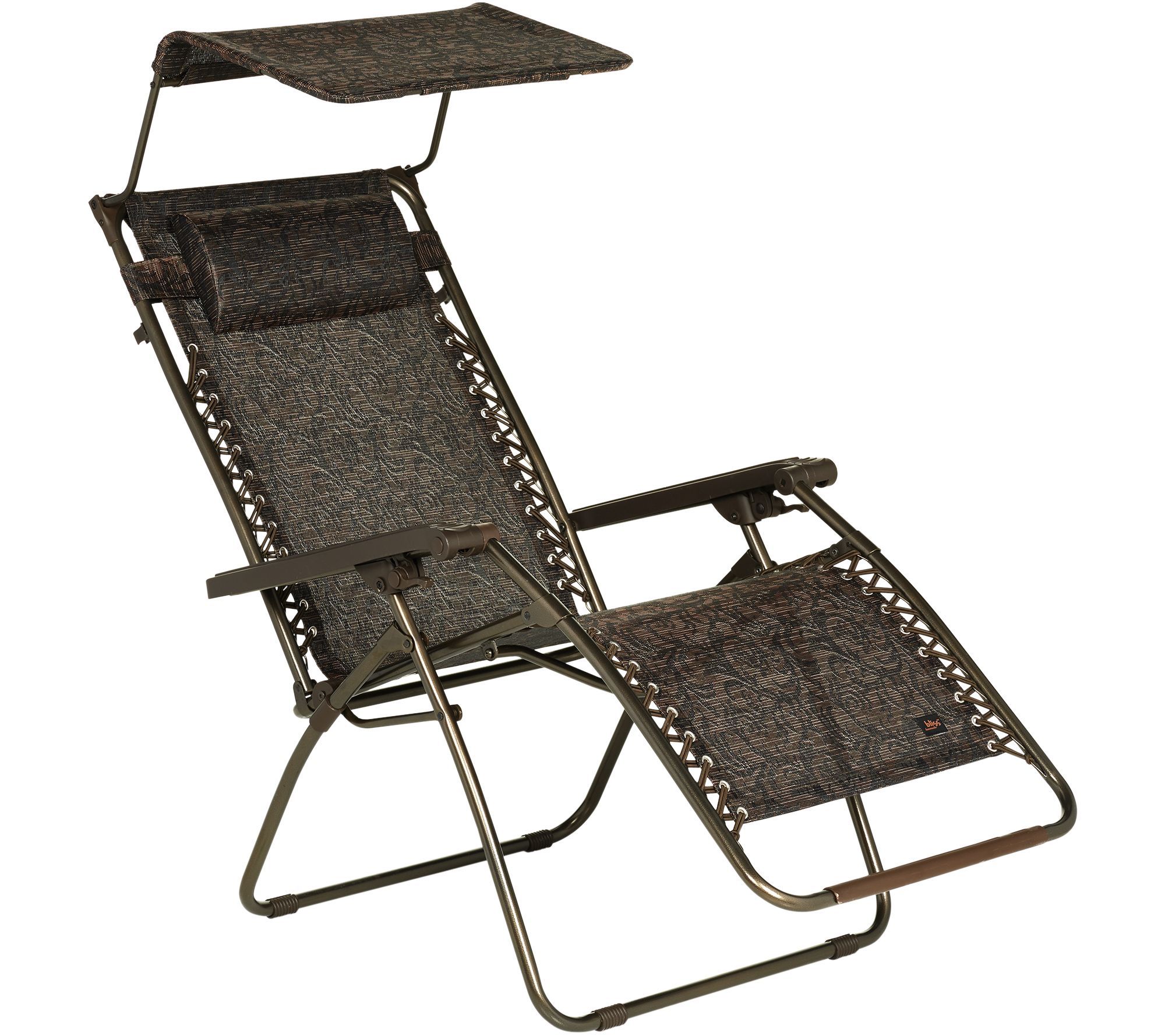 Bliss Hammocks Premium Gravity-Free Reclining Chair with Canopy — QVC.com | QVC