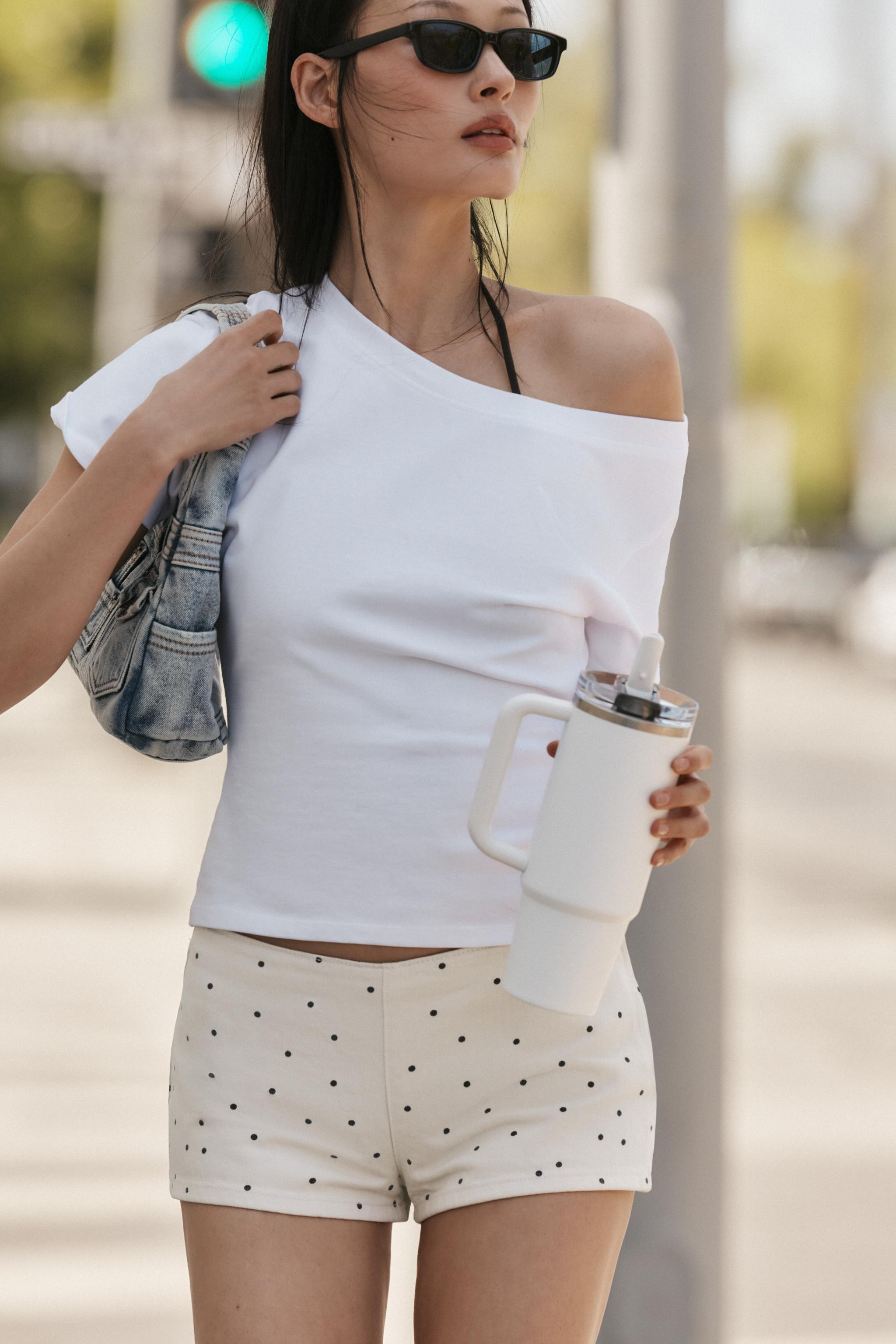 POLKA DOT MINI SHORTS | Zara US