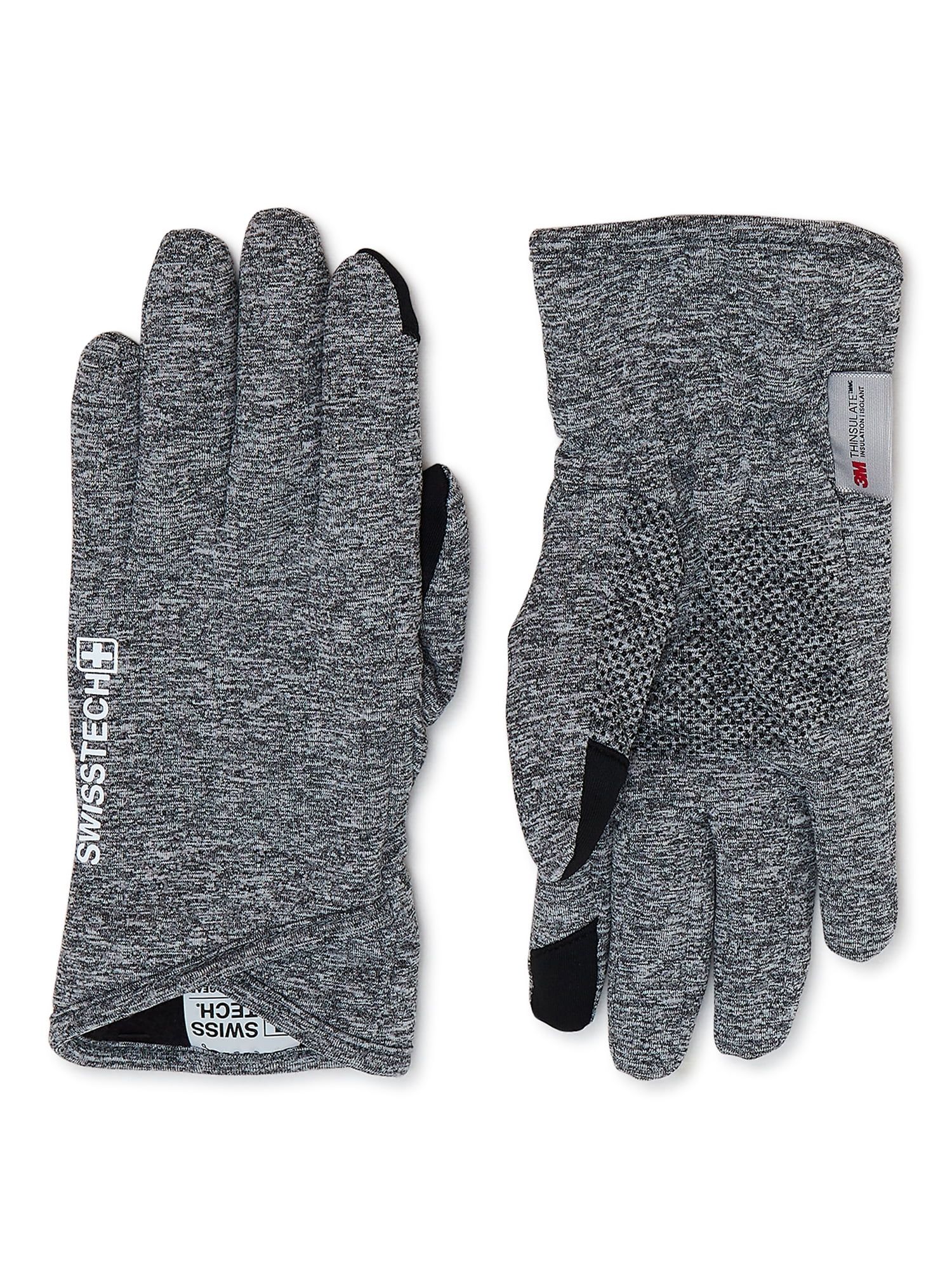Swiss Tech Women's Winter Performance Gloves, Grey | Walmart (US)
