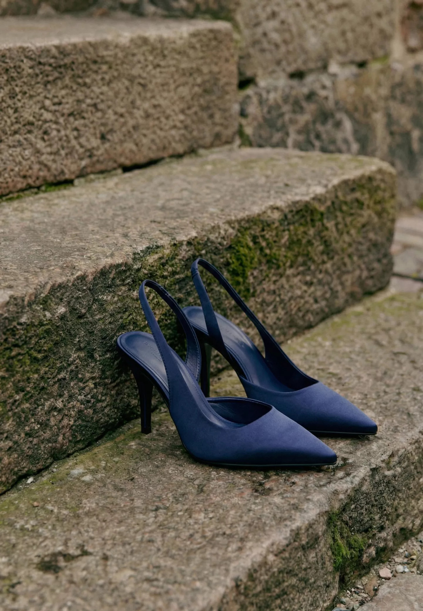 Satin effect heeled shoes - Women's Just in | Stradivarius United Kingdom | Stradivarius (UK)