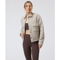 Vuori Sycamore Short Shirt Jacket | Dark Salt | Small | Vuori Clothing (US & Canada)