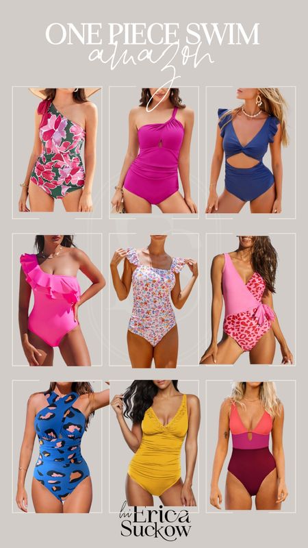 One piece swimsuits from Amazon. These are all great midsize swimsuits and have great tummy coverage! 

Midsize swimsuit, swimsuit, tummy coverage swimsuit, Amazon Amazon swimsuit, one piece, summer outfit, vacation outfit, beach outfit, mom outfit 

#LTKmidsize #LTKfindsunder50 #LTKswim