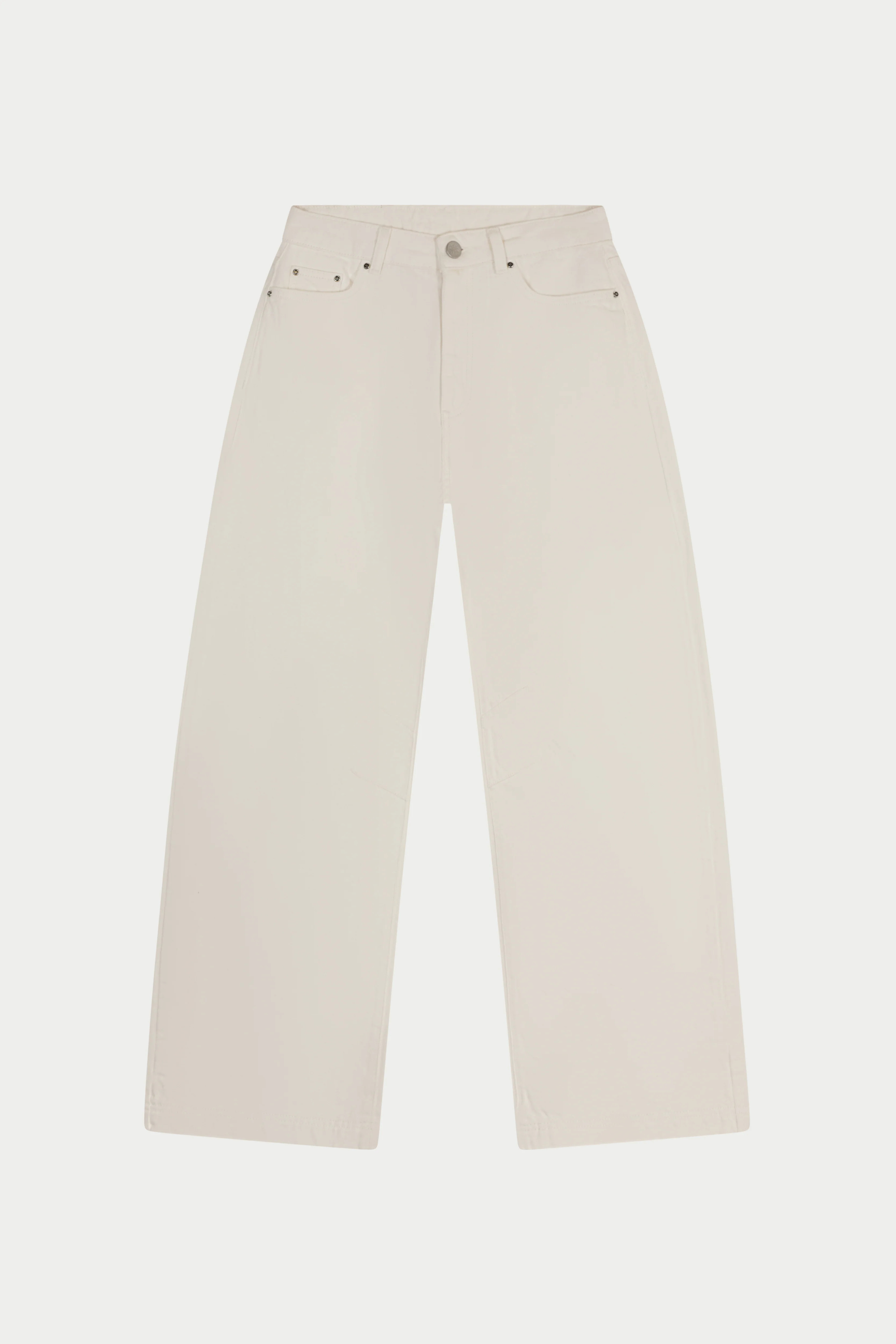 Barrel Jeans - Ecru | The Couture Club