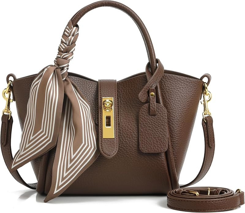 Women's shoulder bag, women's wallet, vintage handbag, synthetic leather crossbody bag with adjus... | Amazon (US)
