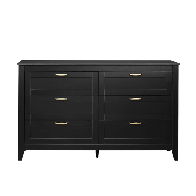 Serefina 6 Drawer 54'' W Double Dresser | Wayfair North America