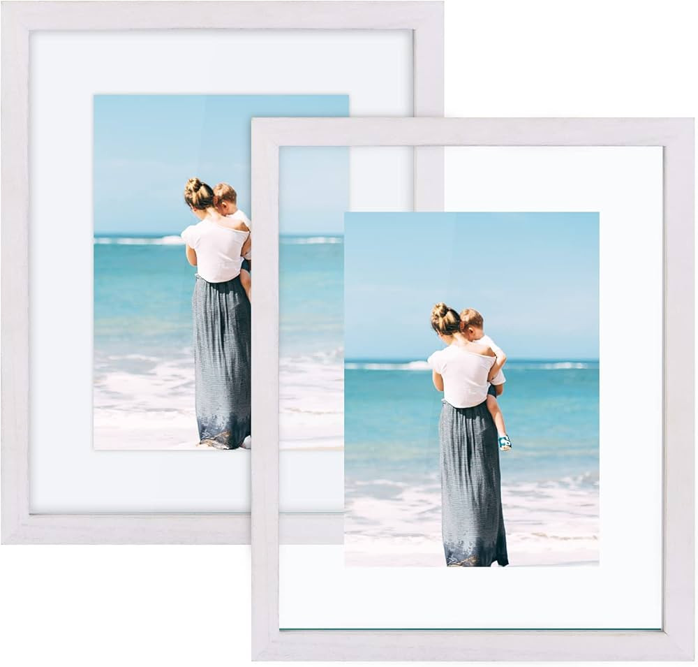 DLQuarts Floating Picture Frames, 8x10 Picture Frame, Floating Display for 2x3, 3.5x5, 5x7 Pictur... | Amazon (US)
