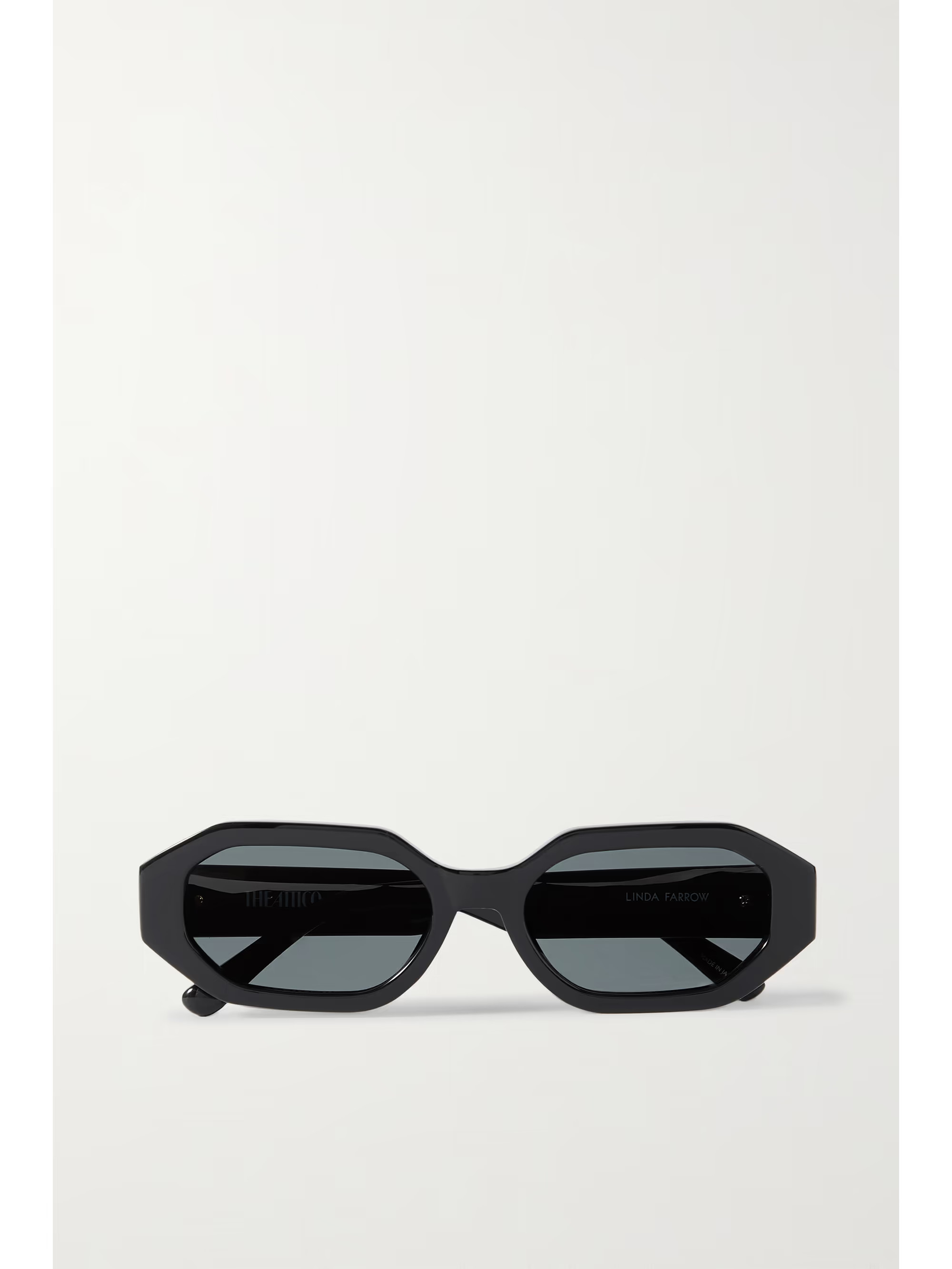 + Linda Farrow Irene octagon-frame acetate sunglasses | NET-A-PORTER (US)