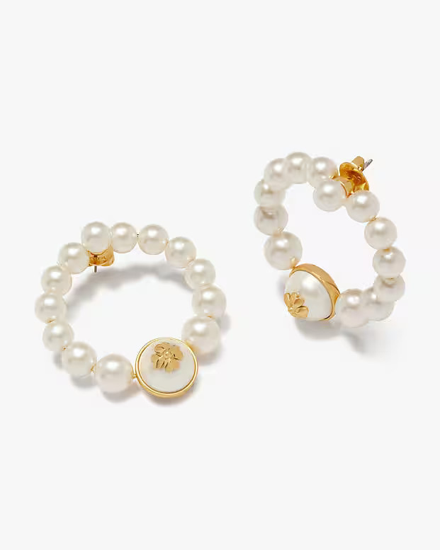 Pearls On Pearls Hoops | Kate Spade (US)