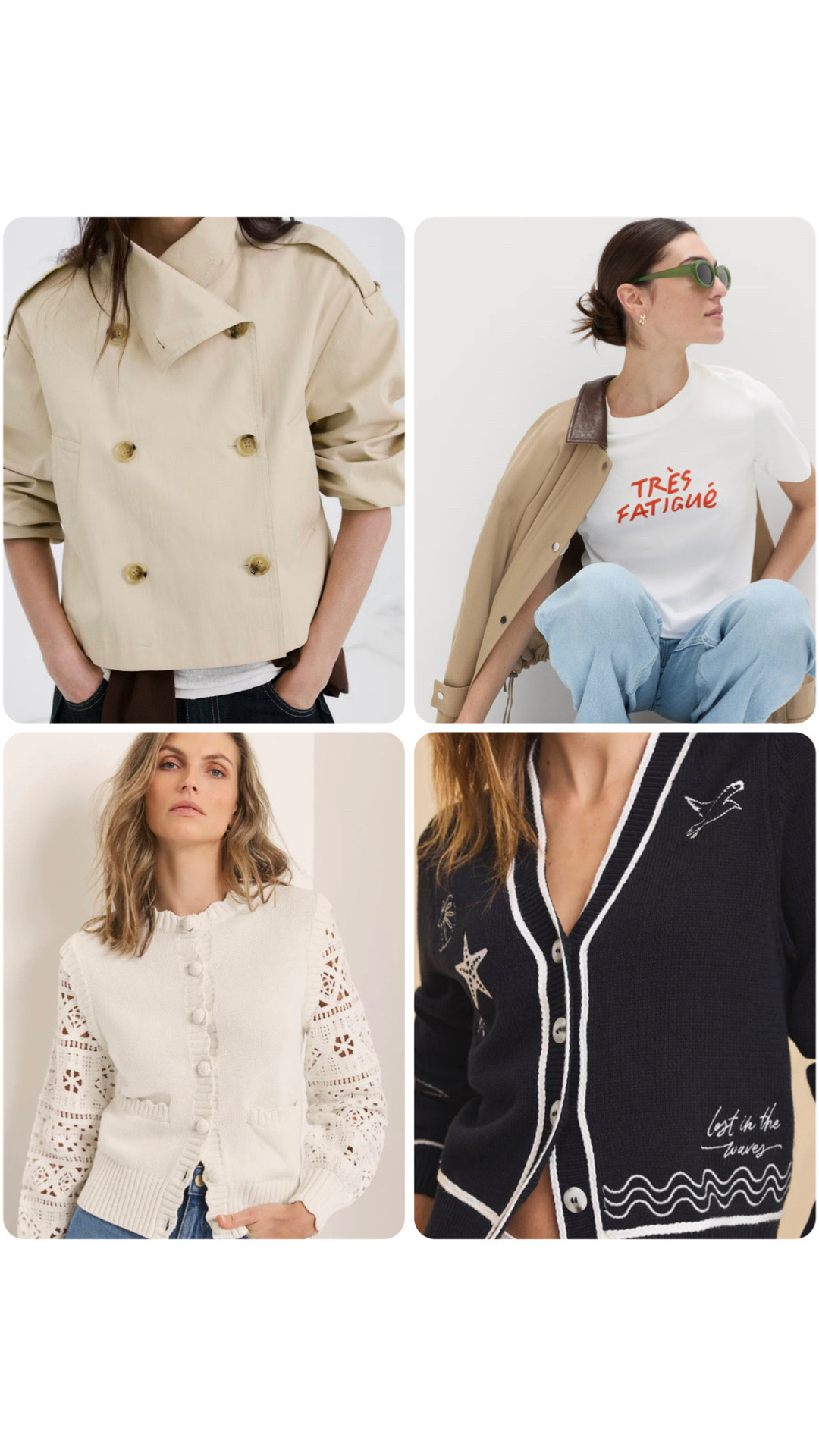 Here we have a lovely selection of cardigans, short jackets and statement tee shirts!

#LTKuk #LTKspring #LTKsummer