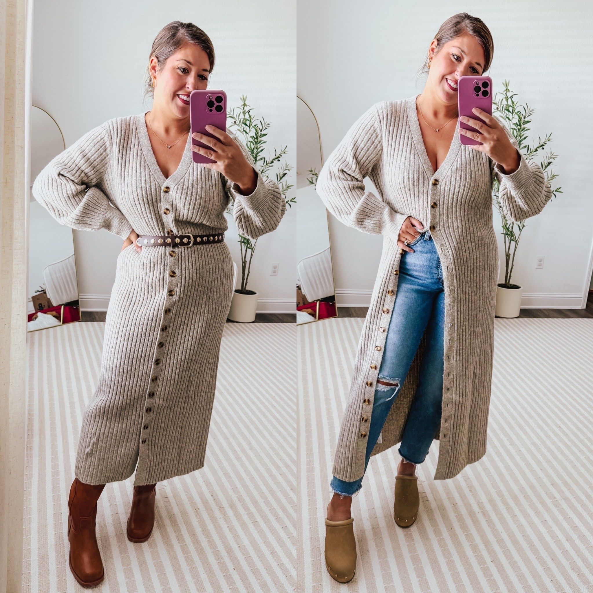 Ways to style cardigan for fall, duster cardigan, casual fall outfits 

Wearing large in cardigan and size 30 in jeans 

#LTKStyleTip #LTKFindsUnder50 #LTKSeasonal
