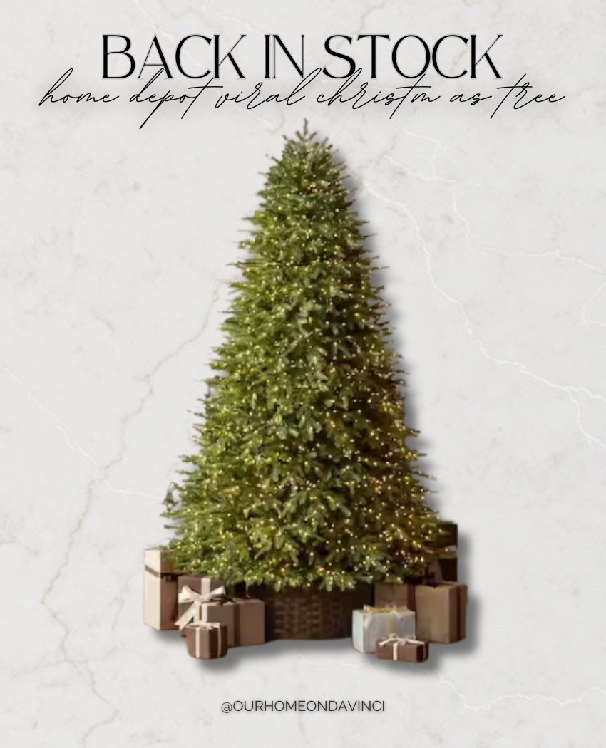 The it tree of the season is finally back 🎄 Everyone went crazy for this Home Depot Christmas tree last year (and it sold out fast 😩). linked before it’s gone again!

#LTKHome #HolidayDecor #ChristmasReady #ViralHomeFind


#LTKSeasonal #LTKHome