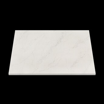 allen + roth  Peaceful Quartz Off-white Kitchen Countertop Sample (4-in x 4-in) | Lowe's