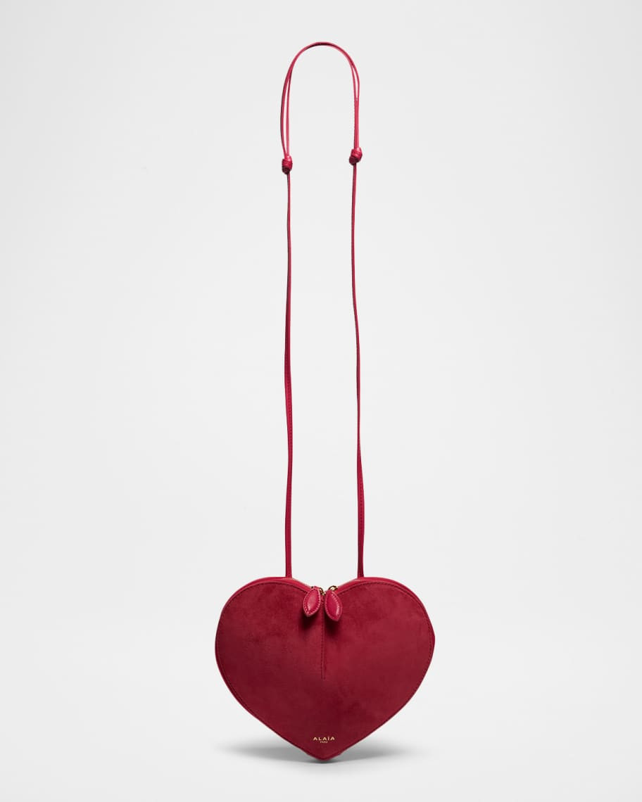 Le Coeur Crossbody Bag in Suede | Neiman Marcus