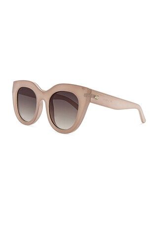Le Specs Air Heart Sunglasses in Oatmeal from Revolve.com | Revolve Clothing (Global)