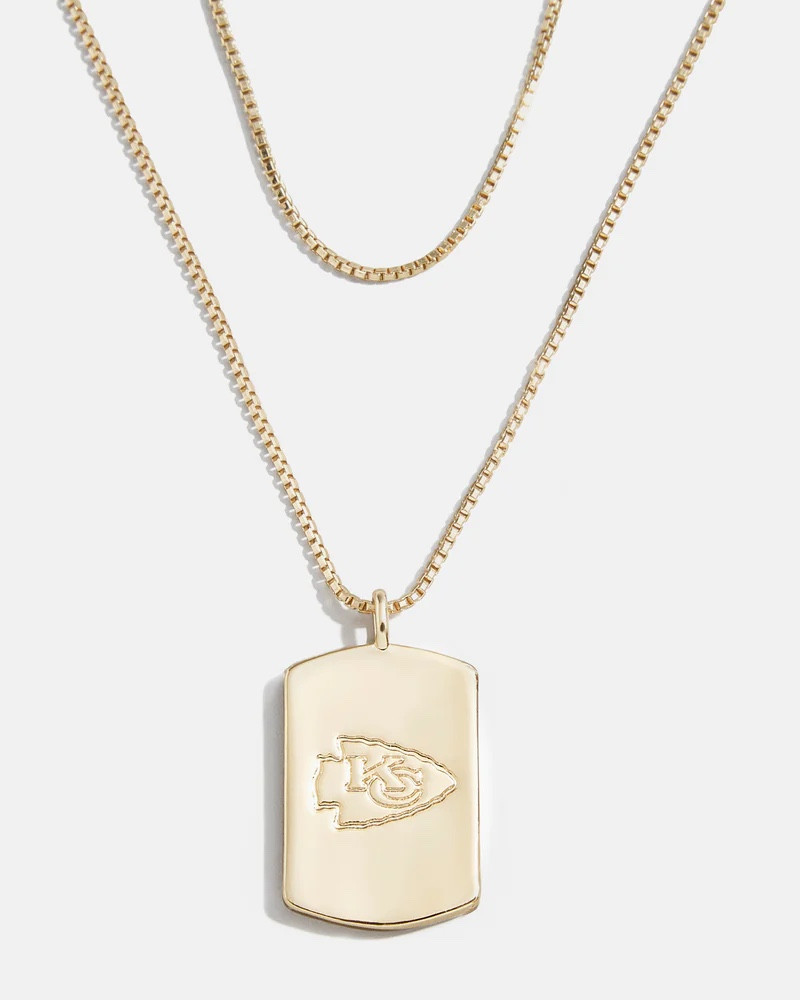 KC Chiefs Dog Tag Style Necklace “Chiefs Kingdom”. 
#Superbowl #FootballJewelry 

#LTKFindsUnder50 #LTKSeasonal #LTKWatchNow