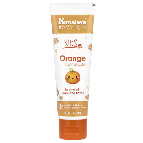 Himalaya, Kids, Orange Toothpaste, 4.0 oz ( 113 g) | iHerb