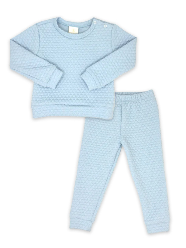 Quincy Quilted Play Set - Windy Blue Quilted | Lullaby Set