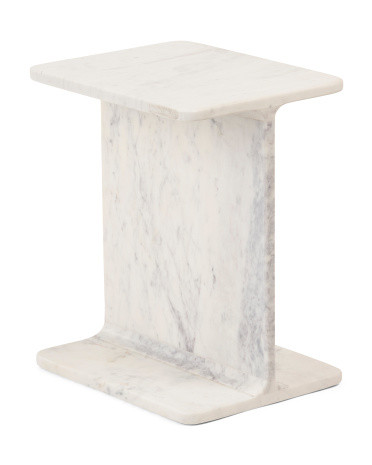 15x18 Solid Marble Accent Table | TJ Maxx