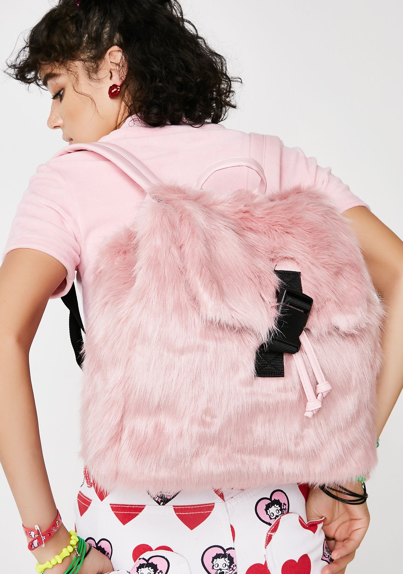 Skinnydip Candy Fur Backpack | Dolls Kill