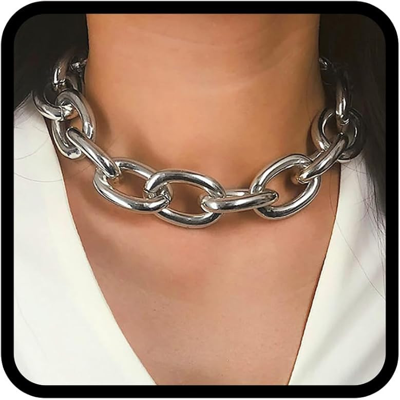 CLOACE Boho Choker Necklace Gold Cuban Link Necklaces Chain Fashion Jewelry for Women and Girls | Amazon (US)