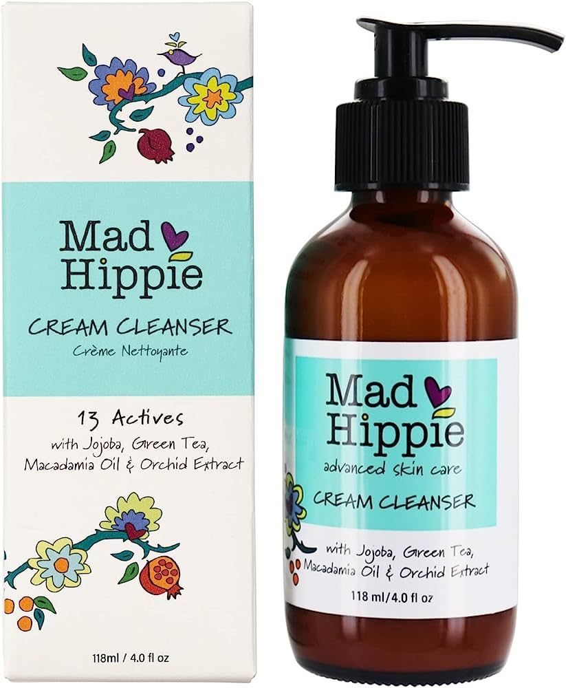 Amazon.com: Mad Hippie Cream Cleanser - Hydrating Facial Cleanser with Jojoba Oil, Green Tea, Orc... | Amazon (US)