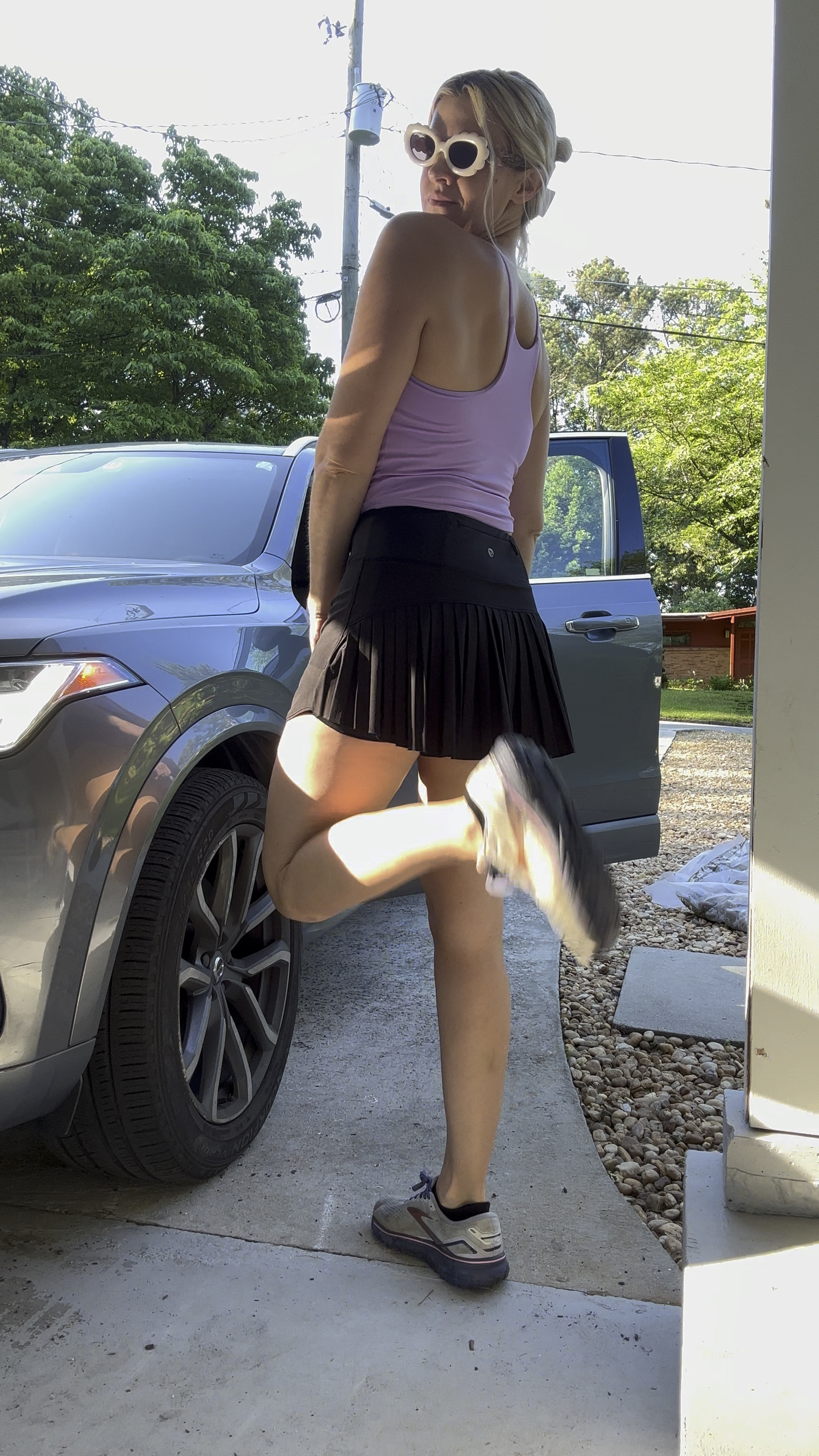 Best skirt by far. Stays put! And hair clip stays put running too! 

#LTKFindsUnder50 #LTKActive #LTKFitness