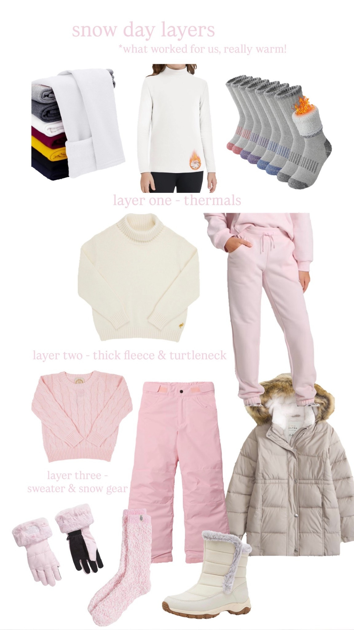 Snow day - lots of layers! 

#LTKHoliday #LTKSaleAlert #LTKSeasonal