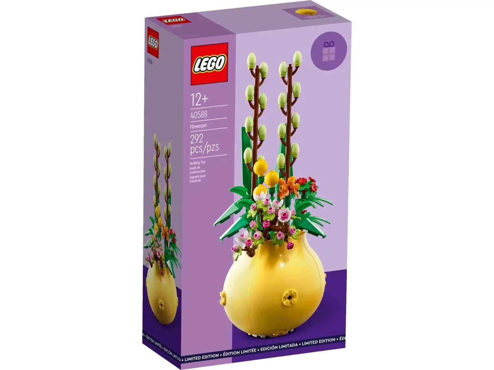LEGO 40588 Botanical Flowerpot Limited Edition 292 Pieces | Walmart (US)