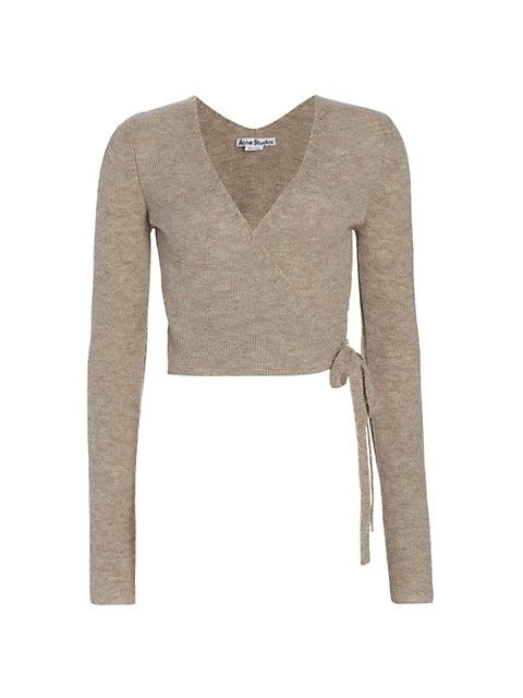 Kanora Ribbed-Knit Wrap Sweater | Saks Fifth Avenue