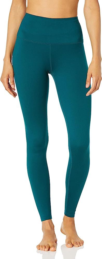 Amazon.com: Core 10 Women's All Day Comfort High-Waist Full-Length Yoga Legging, Teal Blue, Small... | Amazon (US)