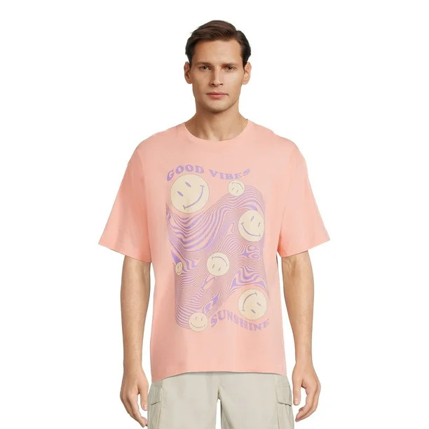 No Boundaries Men's & Big Men's Graphic Oversize Tee Shirt, Sizes XS-3XL | Walmart (US)