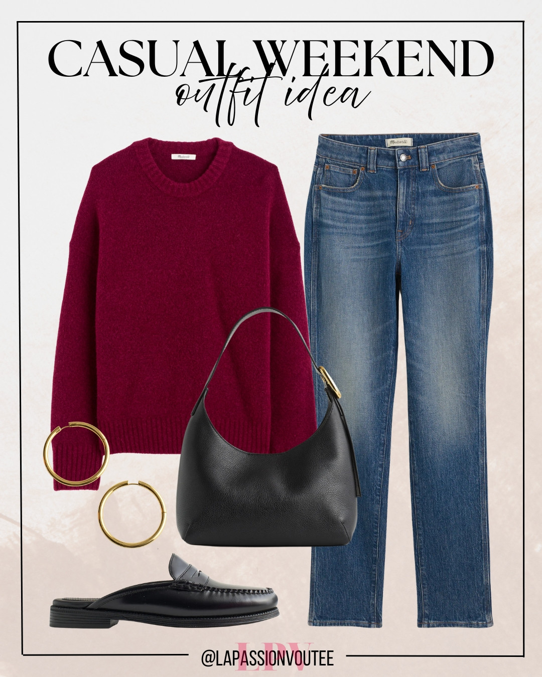Love an easy weekend outfit that feels relaxed but still chic. This look is perfect for those laid-back days when you want to stay comfortable without sacrificing style. 

 #LTKSeasonal #LTKFindsUnder100 #LTKStyleTip