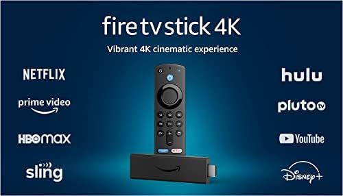 Amazon Fire TV Stick 4K, brilliant 4K streaming quality, TV and smart home controls, free and liv... | Amazon (US)